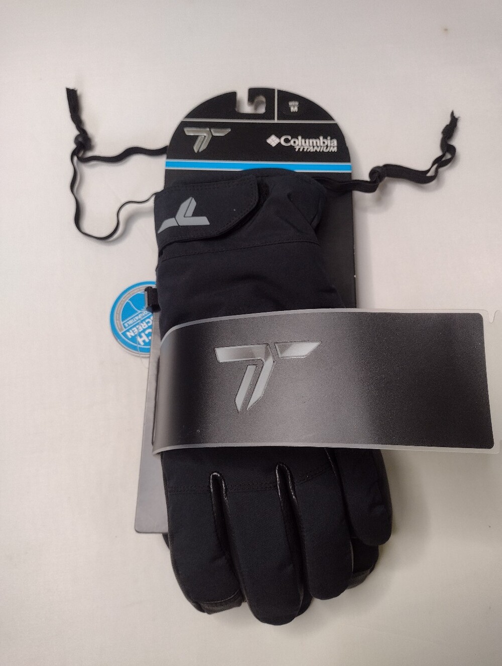 NWT Columbia Men's PowBound Gloves Medium Black 3 Point Precurve Titanium JJ